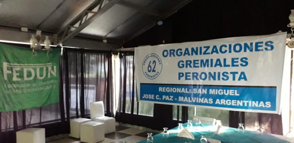Se normalizó la regional San Miguel, José C. Paz y Malvinas Argentinas de las 62 organizaciones