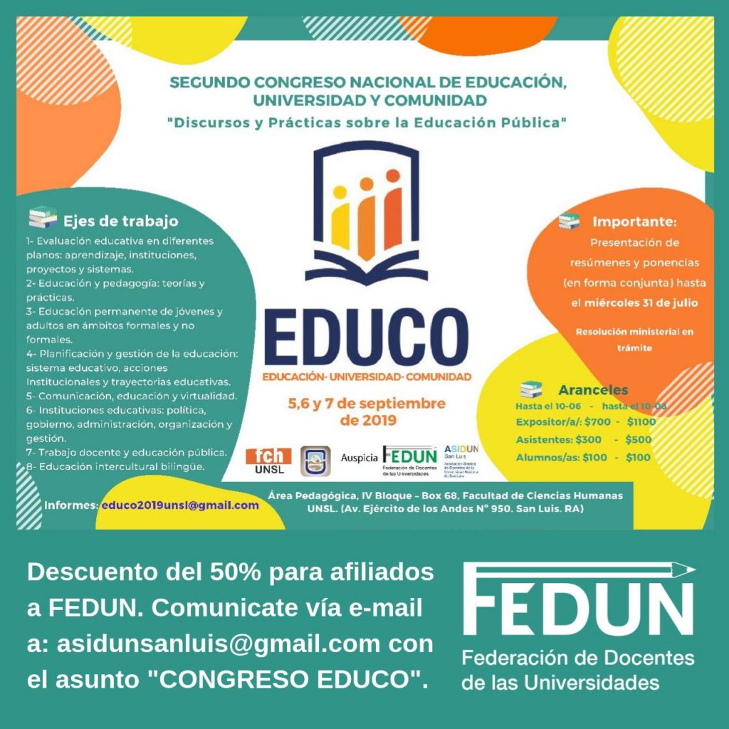 Congreso EDUCO [Educación &#8211; Universidad &#8211; Comunidad]