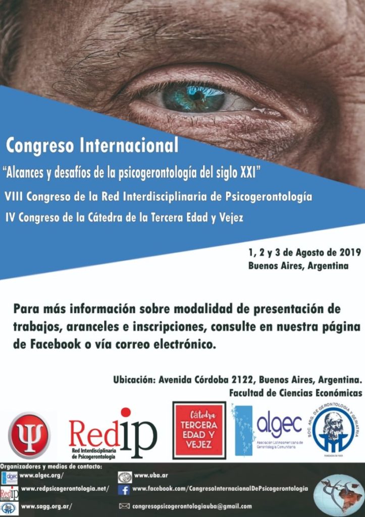 Congreso Internacional “Alcances y desafíos de la psicogerontología del siglo XXI”