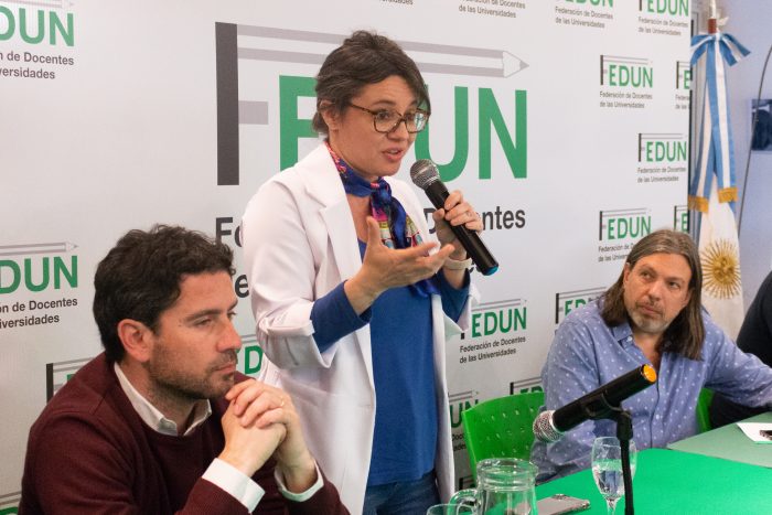 Gisela Marziotta en la FEDUN: “El compromiso es trabajar por un gobierno popular, democrático y feminista en la ciudad de Buenos Aires” ​
