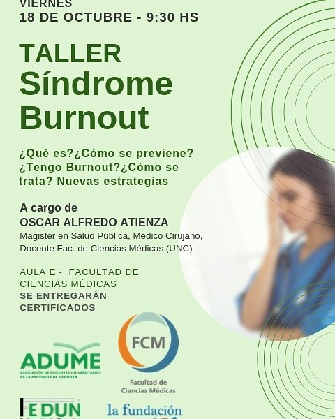 Taller sobre el Síndrome de Burnout: “Cuando el trabajo no es salud”