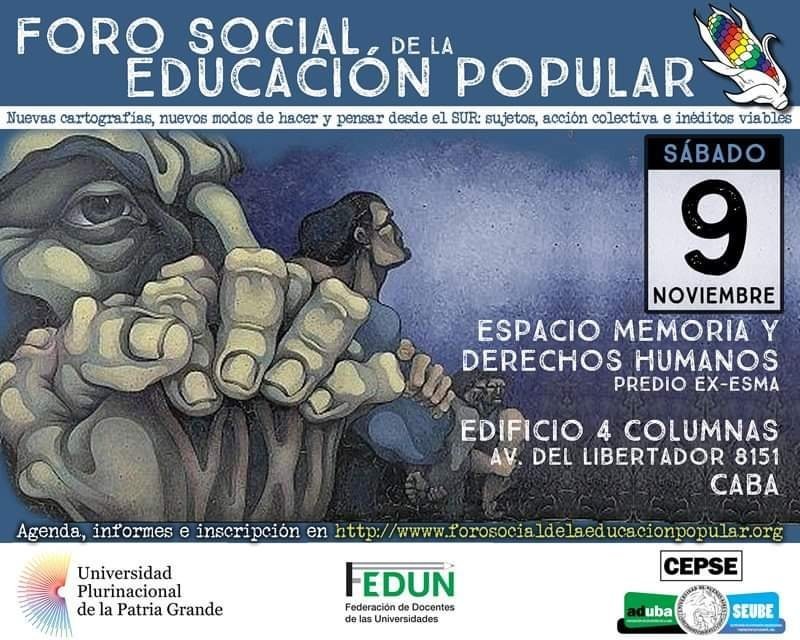 FORO SOCIAL de la EDUCACIÓN POPULAR