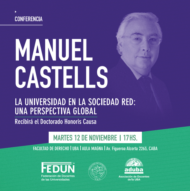 El sociólogo Manuel Castells visita la Argentina