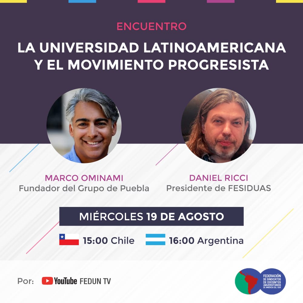 Charla: La universidad latinoamericana y el movimiento progresista