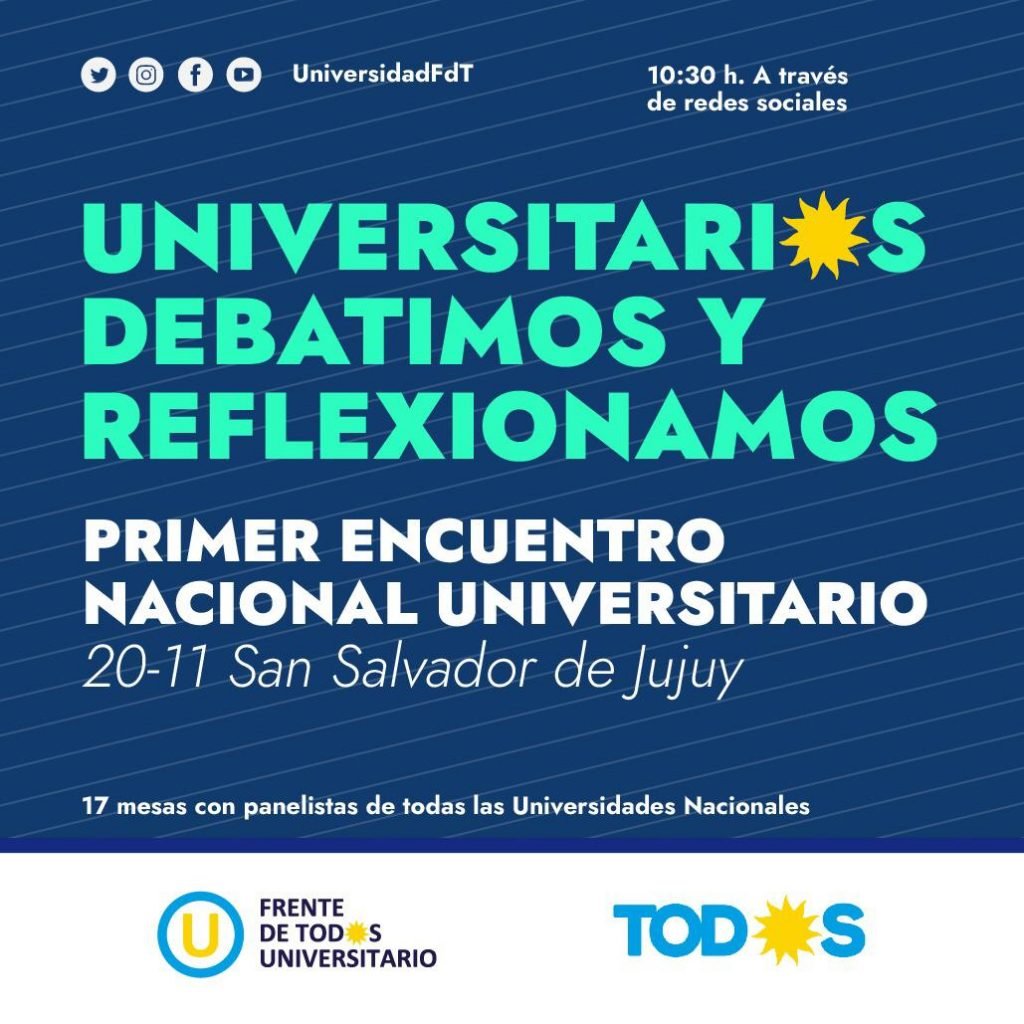 20/11: Encuentro Nacional Universitario del Frente de Todos