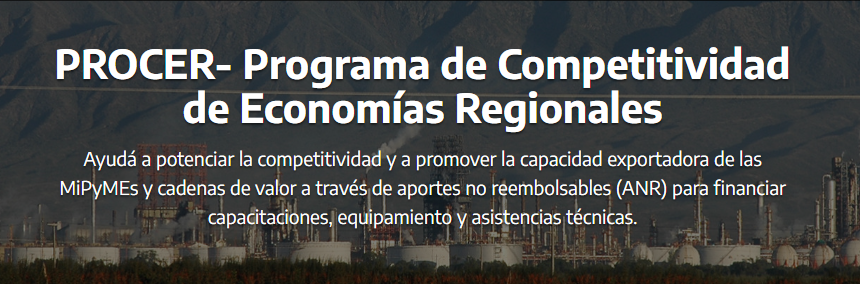 El Ministerio de Producción lanzó el Programa de Competitividad de Economías Regionales