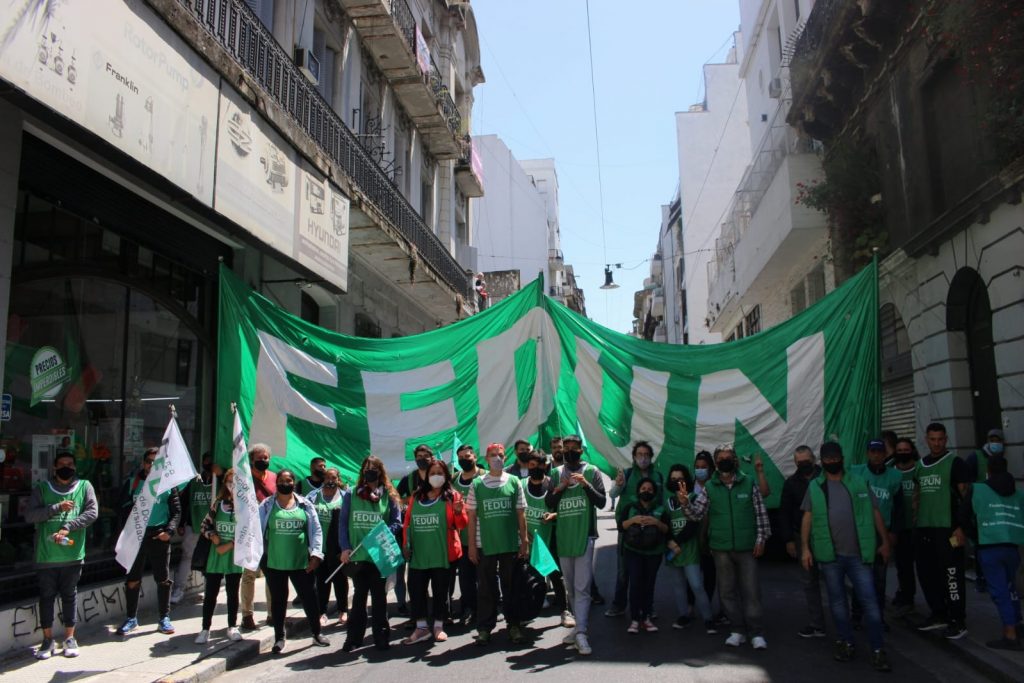 La FEDUN participó de la marcha por el Día de la Lealtad Peronista
