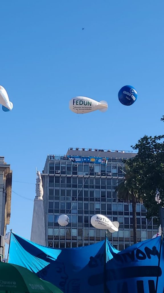 La FEDUN participó de la movilización a Plaza de Mayo por el Día de la Militancia